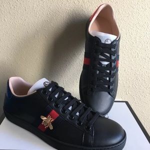 Gucci black ace bee 734-707-9623